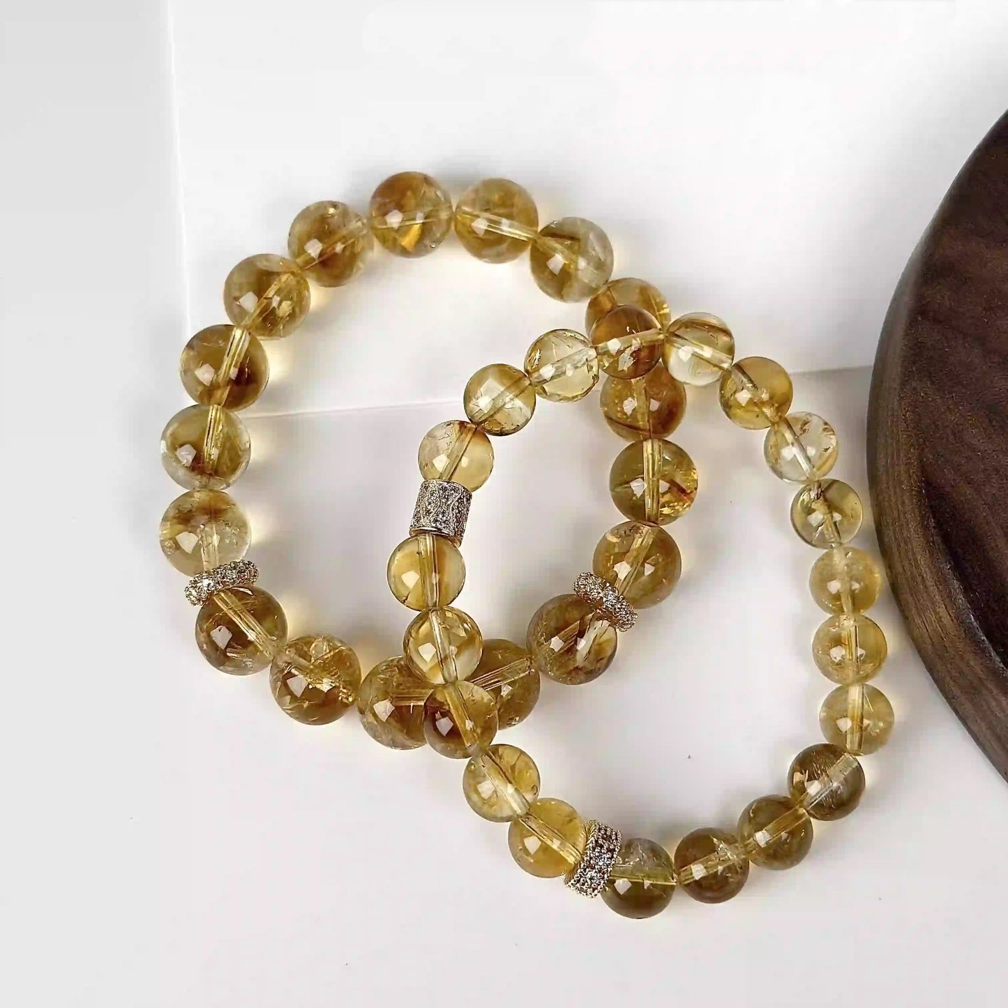 Women’s Citrine Bracelet – Bracelet for Money and Wealth, Positive Energy Crystal Bracelet