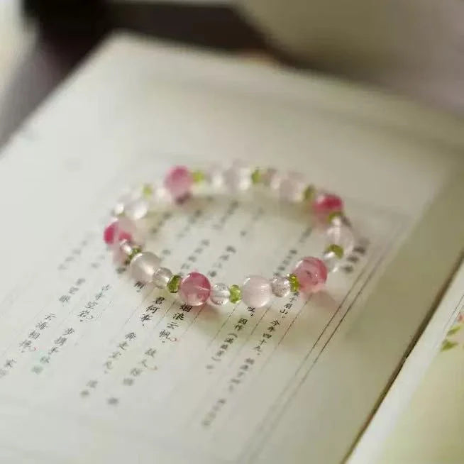 Libra Zodiac Bracelet – Rose Quartz Bracelet for Love, Harmony & Emotional Balance