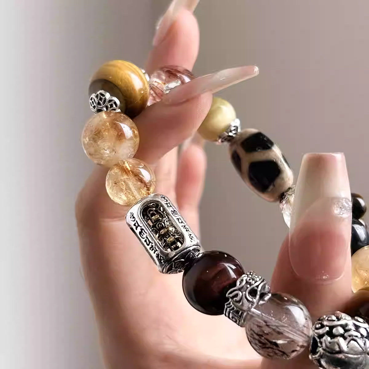 Tiger's Eye Crystal Bracelet - Stones for Protection, Confidence & Power
