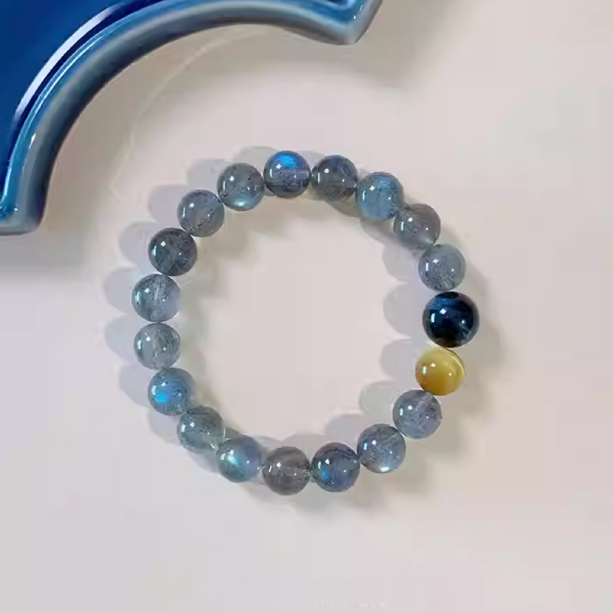 Natural Grey Moonstone Crystal Bracelet - Unlock the Mystical Powers