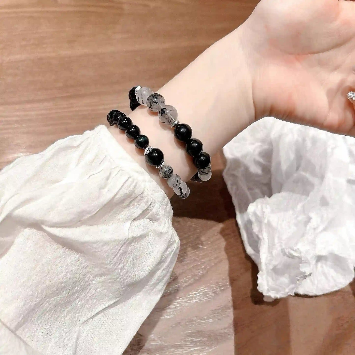 Original Black Obsidian Bracelet for Protection & Negative Energy Removal
