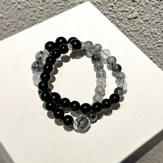 Original Black Obsidian Bracelet for Protection & Negative Energy Removal