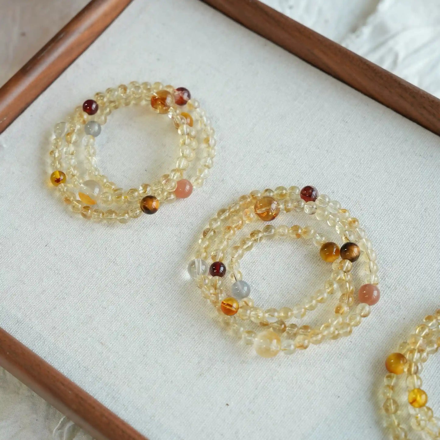 Multi Wrap Real Citrine Bracelet – Healing Crystal for Wealth, Luck & Energy Amplification
