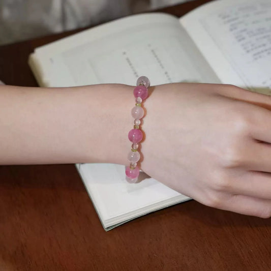 Libra Zodiac Bracelet – Rose Quartz Bracelet for Love, Harmony & Emotional Balance