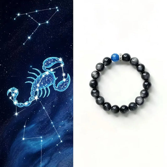 Scorpio Crystal Bracelet – Powerful Energy Stone Bracelet for Protection, Transformation & Inner Strength
